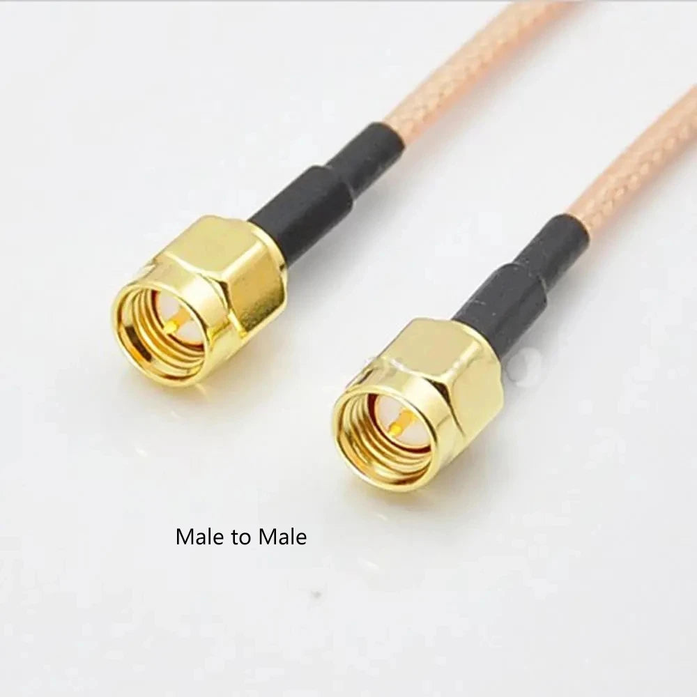 Custom 15cm Low Loss Antenna Extension Cord Wire Fixed Base  Male to Male Male to Female RG316 0-6G modules Manufacturer