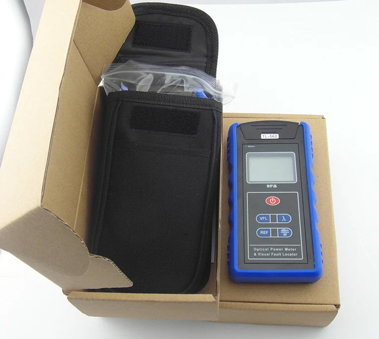Custom Laser Light Source + Optical Power Meter TL-560 Fiber Power Meter and 5MW Fiber optic Visual Fault Locator Manufacturer