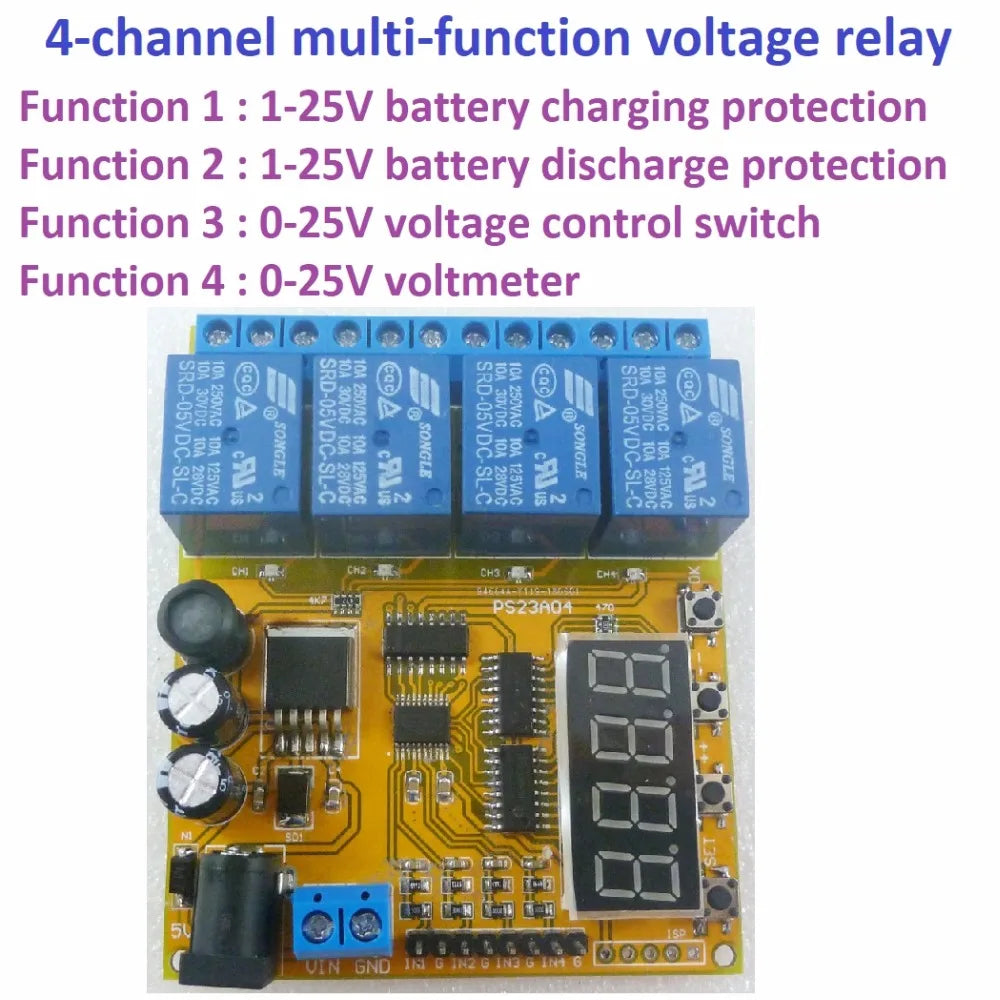 Custom OEM 4CH 3.7V 4.2V 7.4V 12V 14.8V 24V Lead-acid Ni-Cd Ni-MH Li-ION Li-PO Lithium battery Charging Discharge Protection Board Modu Manufacturer