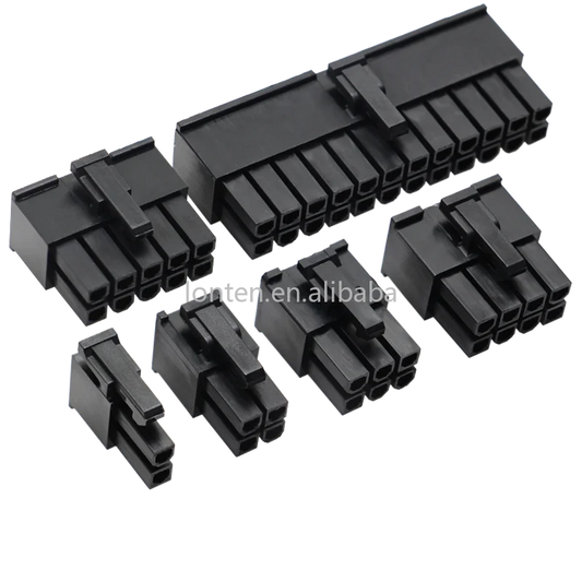 Custom 5557-R 5557 4.2mm Black Automotive wiring harness connector male 2 - 24 pin for PC/computer graphics card PCI-E Power Manufacturer