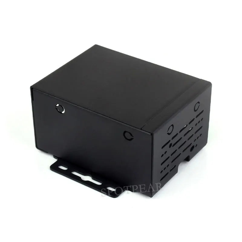 Raspberry Pi 5 Industrial Grade Large Space Metal Case D for PoE HAT/Official Active Cooler PCIe