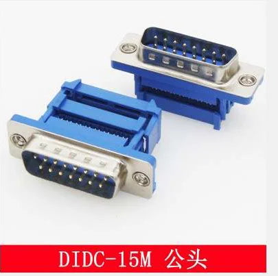 Custom Pack 2.54mm 0.1" Pitch DB15 Male IDC Crimp Connector for Flat Ribbon Cable, D-sub 15 Pins Manufacturer
