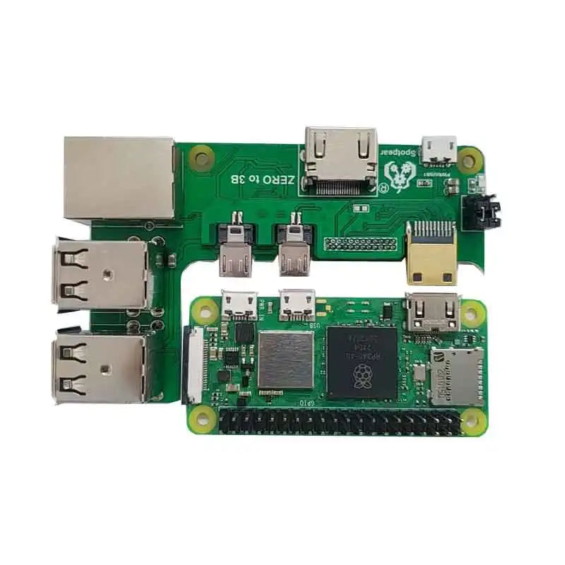 Custom Raspberry Pi ZERO to 3B Adapter 3B converted from Raspberry Pi Zero 2W OR Raspberry Pi 2 W zero pi0 2 with Raspberry Pi Zero 2W Manufacturer