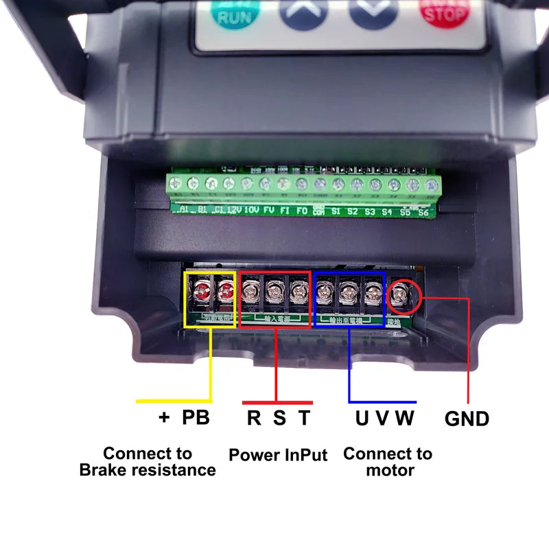 Custom 3KW 4KW 5.5KW motor VFD frequency inverter converter variable frequency driver Manufacturer