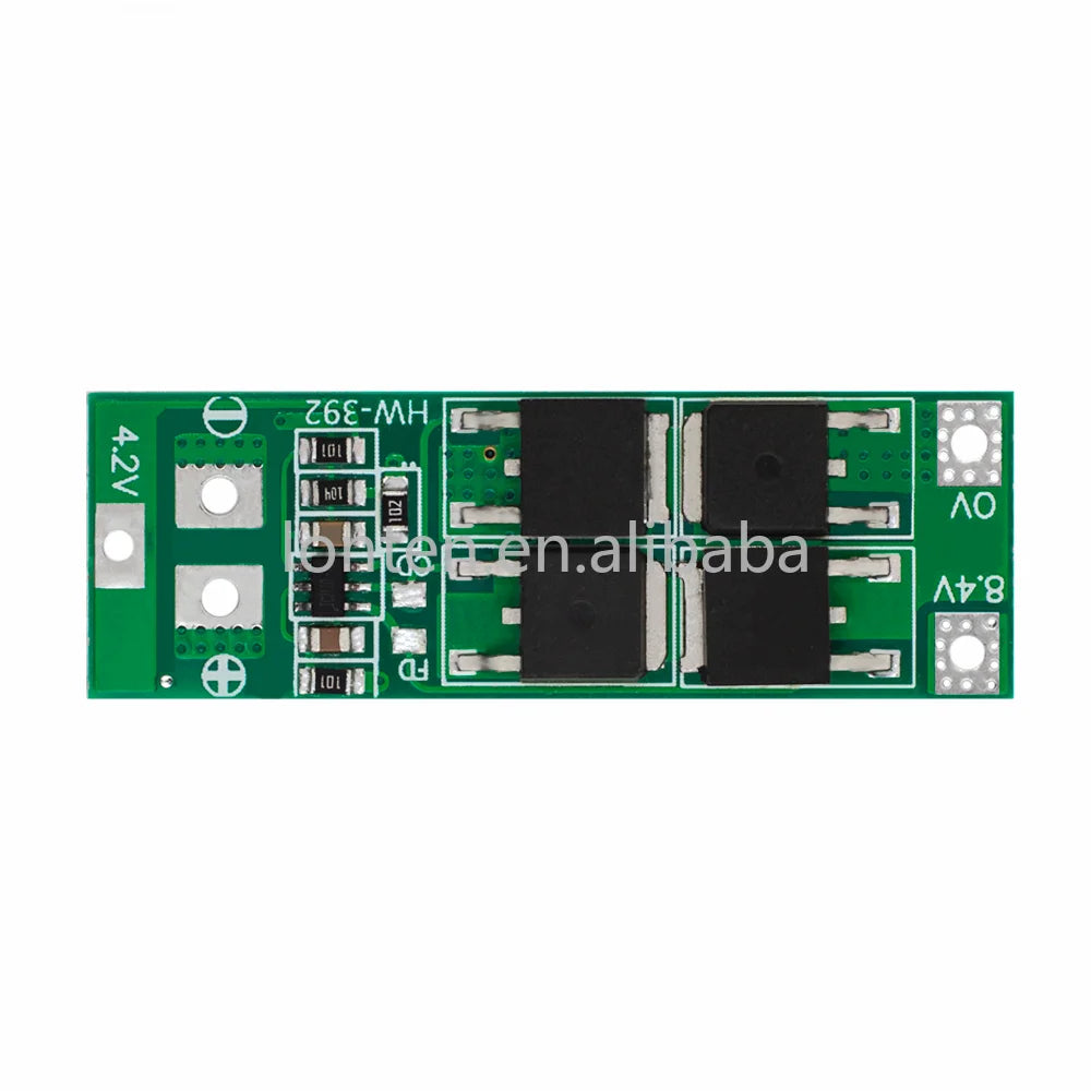 Custom 2S 20A 7.4V 8.4V 18650 Lithium Battery Protection Board/BMS Board Standard/Balance For DIY Manufacturer