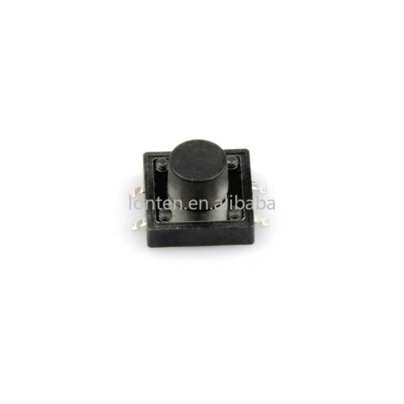 Custom 50pcs  SMT SMD 12*12*4.3/5/6/7/8/9/10/12MM Touch Button Micro Switch 12x12 Manufacturer