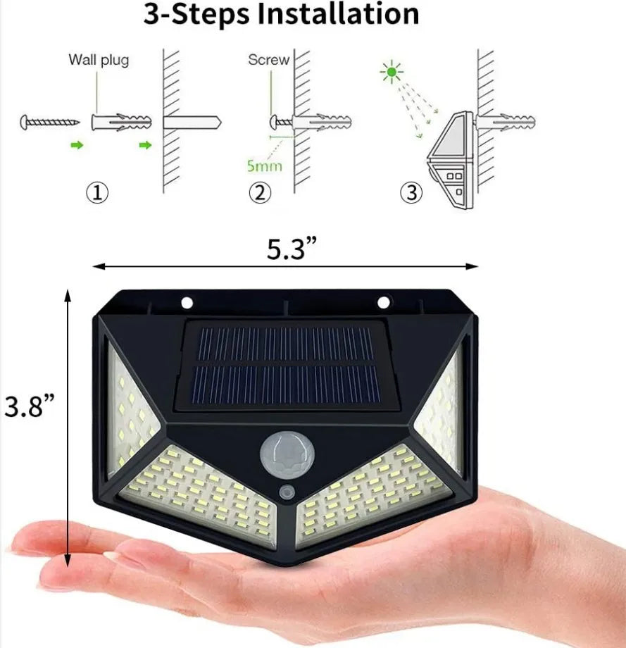 Custom Multifunctional Solar Lamp Outdoor Garden Decoration Solar Led Light Waterproof Sunlight Powered Spotlight with Motion Sensor Manufacturer