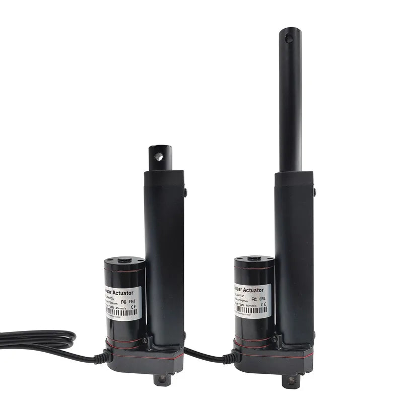 Custom Linear Actuator 12V 24V 200mm 250mm 300mm Stroke Linear Drive Electric Motor Linear Motor Controller 50/100/300/500/700/1500N Manufacturer