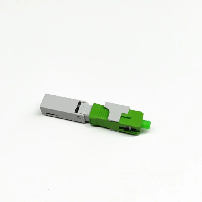 Custom 100PCS highquality FTTH SC APC Optical fibe quick connector SC APC FTTH Fiber Optic Fast Connector SC Connector Less than 0.3dBm Manufacturer