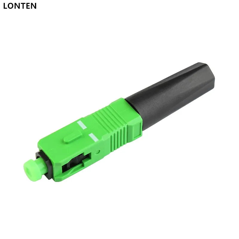 Custom 100PCS Supply pre-embedded FTTH SCAPC single fiber optic SCAPC quick connector FTTH Fiber Optic Fast Connector Manufacturer