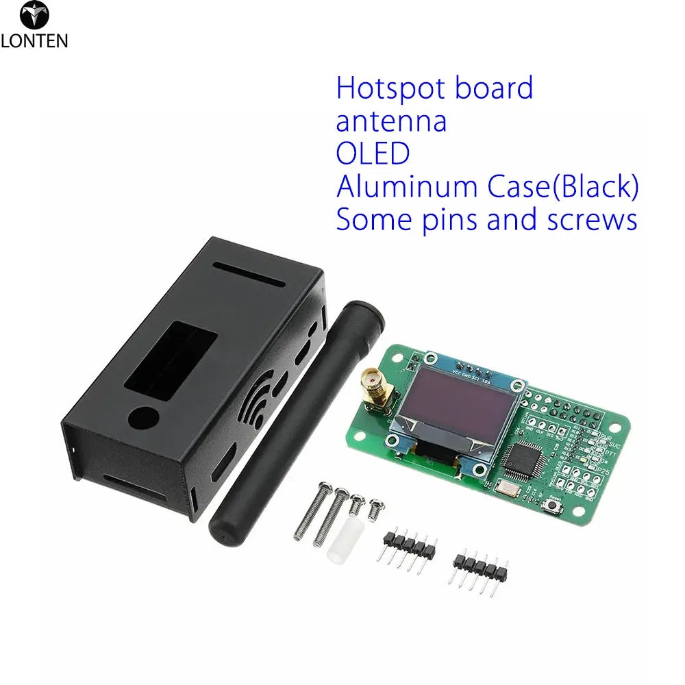 Custom Lonten Antenna + Aluminum Case + OLED + MMDVM Hotspot Support P25 DMR YSF For Raspberry Pi Pi-Zero W, Pi 3, Pi 3B+ Manufacturer