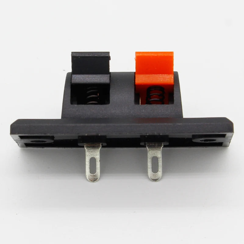 Custom 2 Positions Connector Terminal Push in Jack Spring Load Audio Speaker Terminals Manufacturer