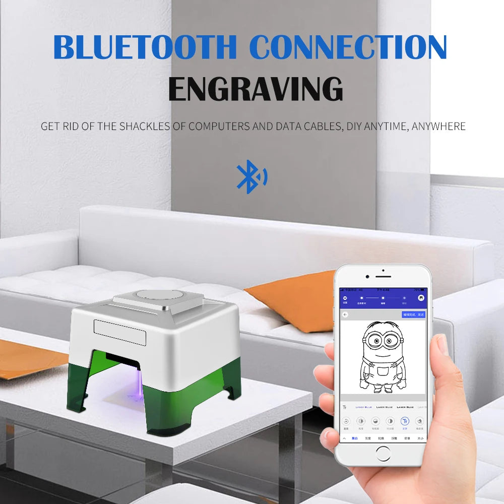 Custom Mini  connection CNC laser engraving machine DIY Engraver Desktop Wood Router/Cutter/3d Printer+Laser Manufacturer