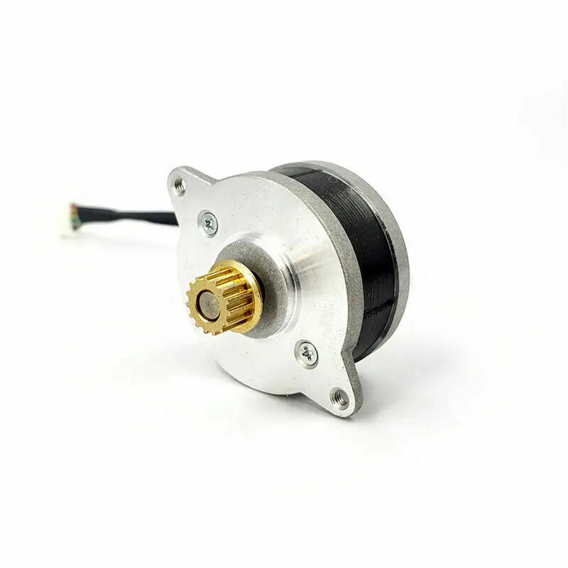 Custom YK36H17HM Micro 36MM Round Stepper Motor 2-Phase 4-Wire 0.9 Degree Stepping Motor with Brass Gear Pulley for Monitoring Pan Tilt Manufacturer