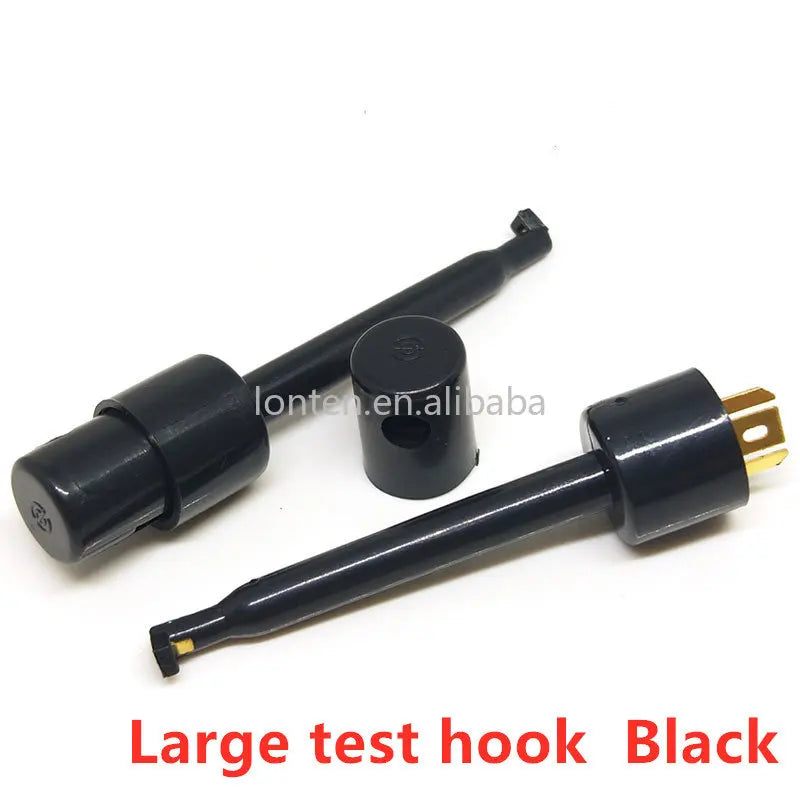 Custom Custom 10pcs/Lot Single Test Hook Clip Test Probe For Electronic Testing IC Grabber Large Round Crocodile Clip Hook Test Clip Manufacturer