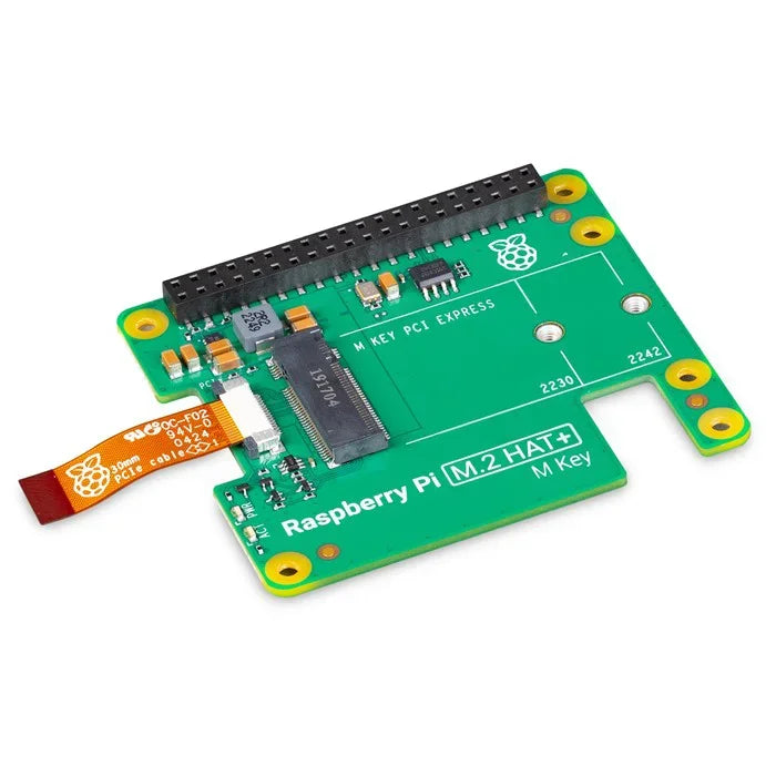 Raspberry Pi 5 Official Original PCIe To M.2 NVMe SSD Raspberry Pi M.2 HAT+ for Raspberry Pi 5 Custom  Custom