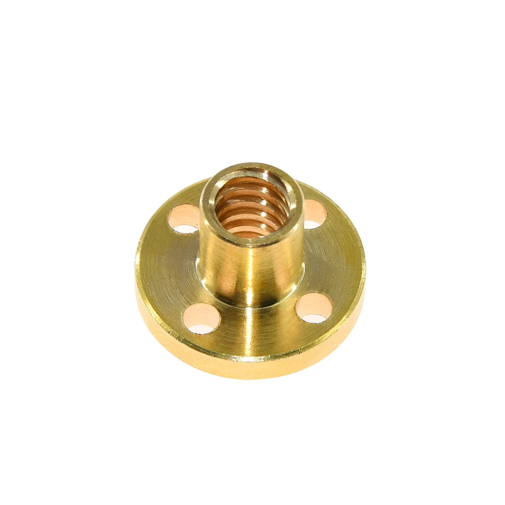 Custom 3D Printer Accessoris Copper Trapezoidal Lead Screw Nut T8 pitch 2mm for Lead 2/8mm screw stepper motor rail screw CNC Manufacturer