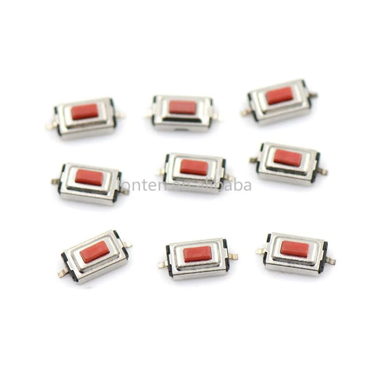 Custom 100Pcs Mini Switch 3x6x2.5mm Two Pin Push Button Switch SMD Tactile Tact Micro Switch MB3/MB4 Tablet PC Power Switch Manufacturer