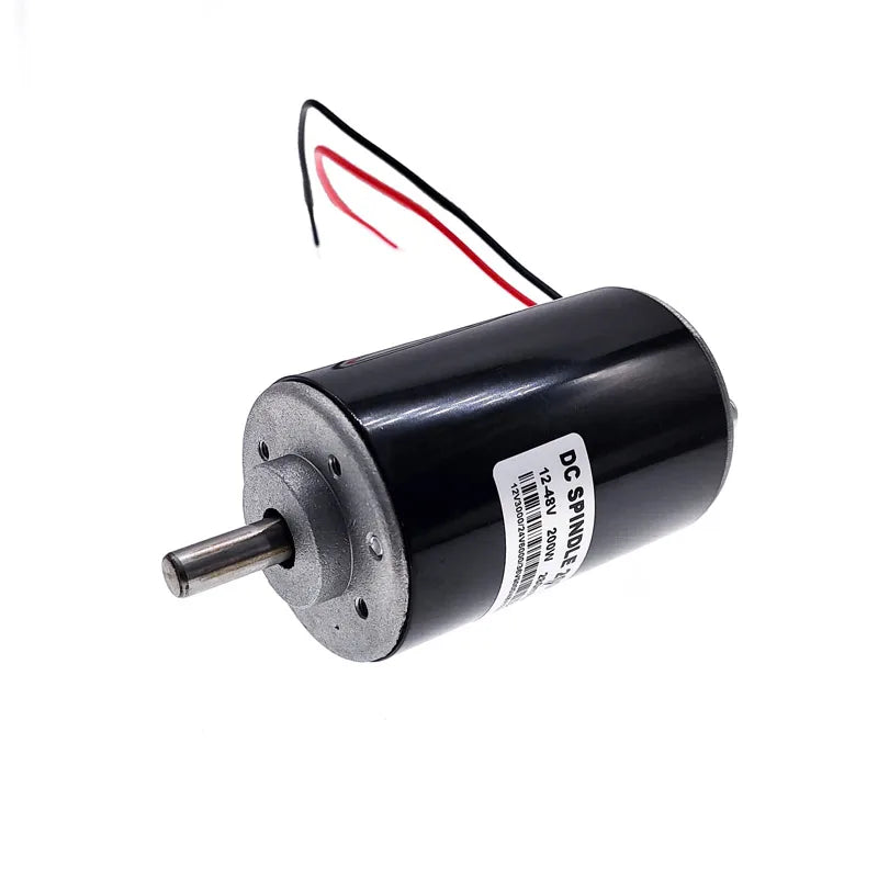 Custom 48V 200W Dc Spindle Set 0~60V Adjustable speed Governor Power Supply both 110VAC & 220VAC for Engraving machine Manufacturer