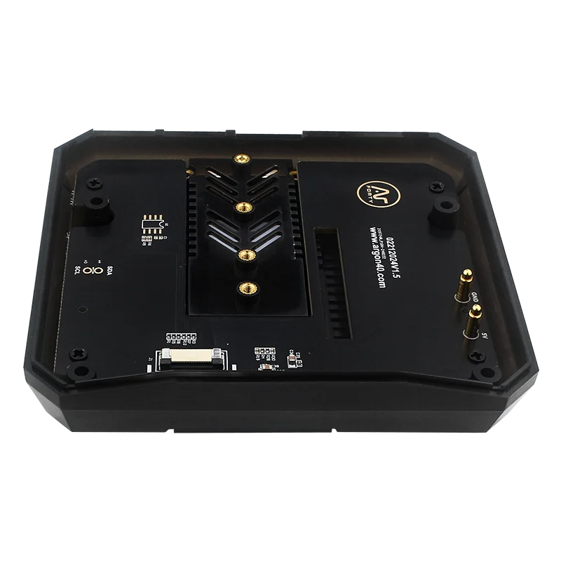 Argon ONE V3 M.2 NVMe PCIe Expansion Board (Only) with Built-in Aluminum Heatsinks for Raspberry Pi 5 Boot From M.2 NVMe Drive