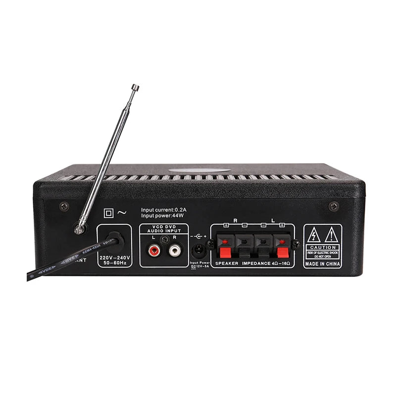 Custom 2*60W FM Radio Mp3 Player Audio Power Amplifier board Stereo Equalizer HiFi Karaoke Digital Mp3 Decoder Music AMP pcb assembly Manufacturer