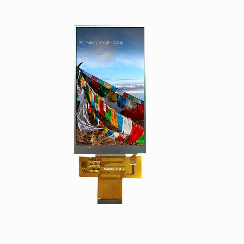 Custom 5.0 inch 480*854, ST7701S, full viewing angle, RGB/MIPI/LVDS interface IPS LCD module with capacitive touch panel Manufacturer