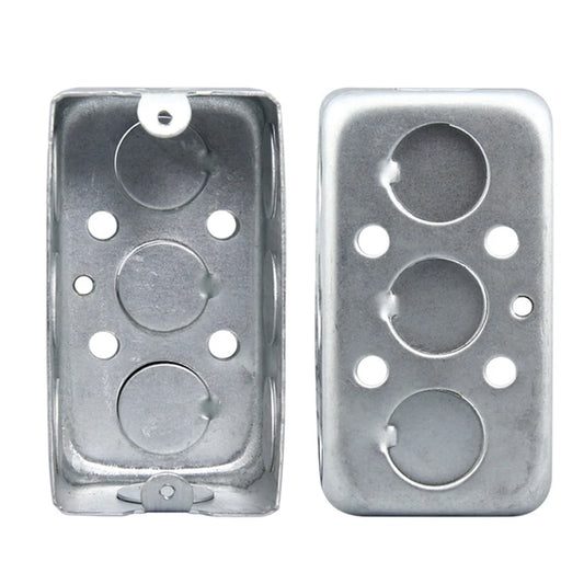 Custom US/AU Standard Electrical Mounting Box Galvanized Metal Steel Rectangle Handy Box Conduit Wall Mount Switch Box Manufacturer