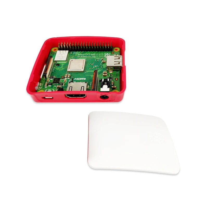 Custom Official case for Raspberry Pi A and 3A+ red &amp; white color Manufacturer