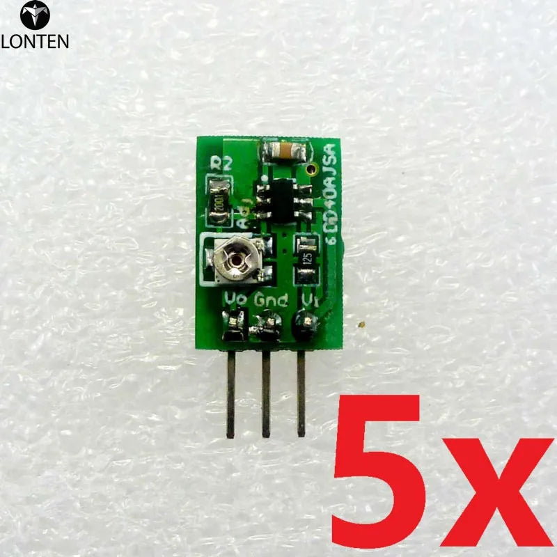 Custom 5pcs DC DC Converter Step Down Buck 40-5V to 0.9-30V Adjustable Power Supply Module repl 7812 7805 AMS1117 LM2596 Manufacturer