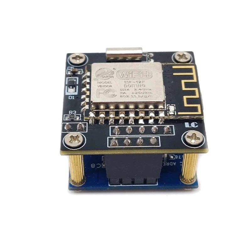 Custom WiFi clock module for 0.96 inch OLED display provides ESP8266 factory firmware schematic SPIWiFi clock module for 0.96 inch OLED Manufacturer