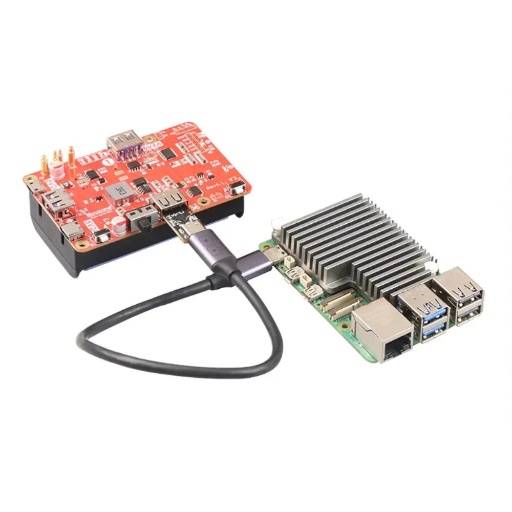 Raspberry Pi5 USB A-C PD Adapter,USB-A to USB-C Adapter with 5V5A PD Protocal for Raspberry Pi 5 Custom