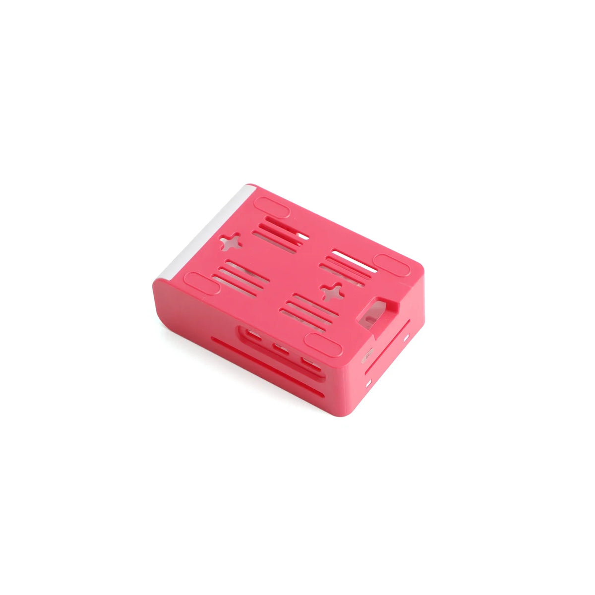 ABS Protective Case Cover Red White Box Shell Enclosure With Raspberry Pi Active Cooler DC 5V PWM Fan For Raspberry Pi 5