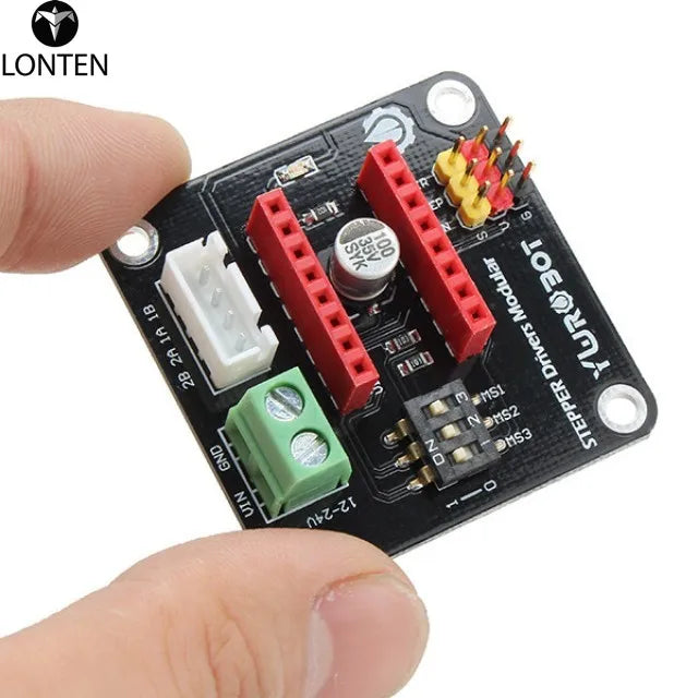 Custom Lonten DRV8825/A4988 42 Stepper driver module motor control shield motor drive expansion board For arduinos R3 3D Printer DIY Ki Manufacturer