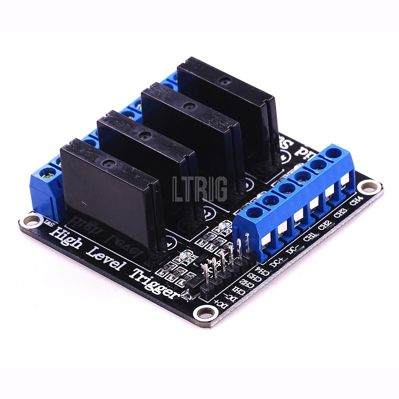 LT 4 Channel 5V DC Relay Module Solid State High Level G3MB-202P SSR AVR DSP customize