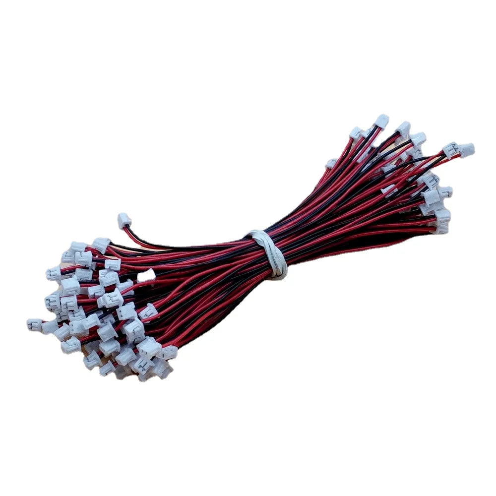 Custom 10Pcs 2P/3P/4P/5P/6P/7P/8P/10 Pin JST 1.25MM Female Double Connector with Wire 150MM 1007 28 AWG JST1.25 Manufacturer