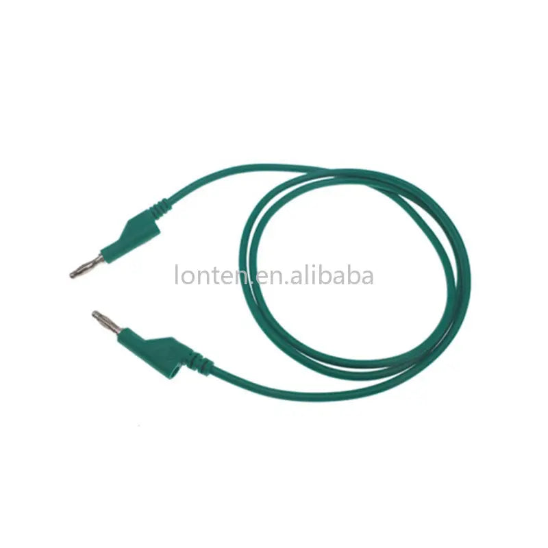 Custom Custom 1PC Double Ended High Voltage Power Test Connecting Wire 4mm Banana Plug Test Wire Silicone 1M Banana Jack for Instrument Manufacturer