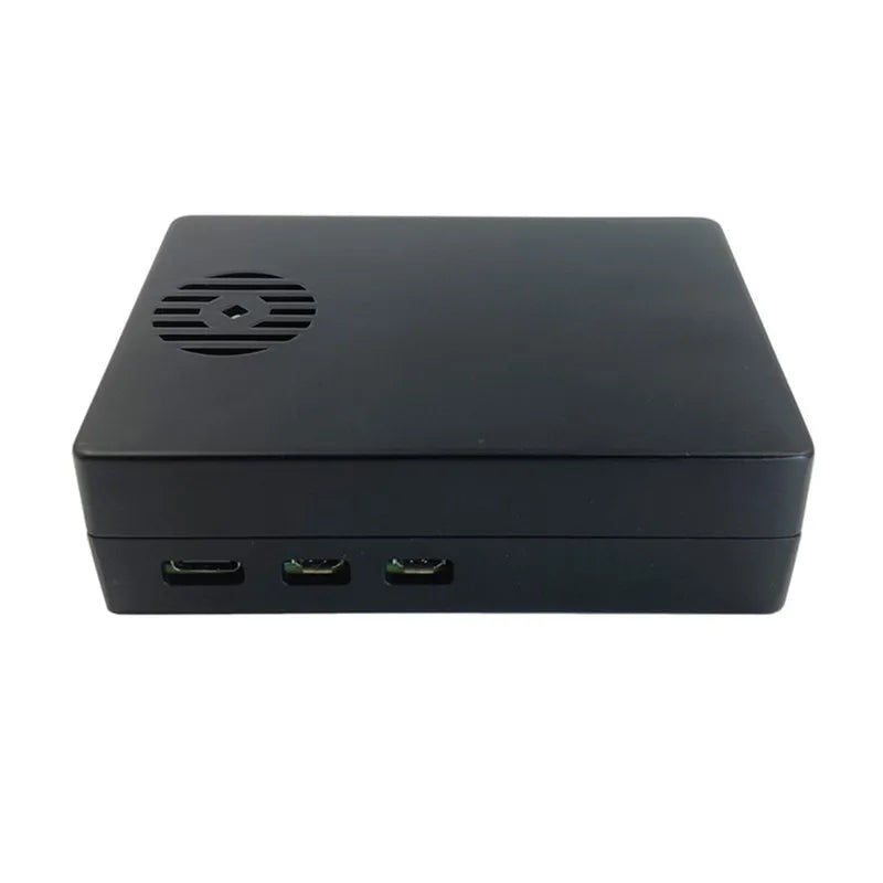 Raspberry Pi 5 Aluminum Alloy Shell with Metal Protective Shell and Cooling Column Fan