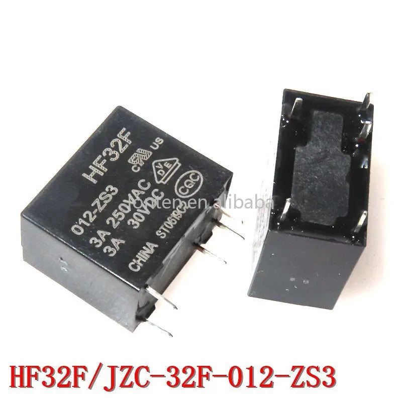 Custom Custom 5PCS JZC-32F 5V 12V 24V Power Relays JZC-32F-005-ZS3 JZC-32F-012-ZS3 JZC-32F-024-ZS3 10A 250VAC 5PIN Manufacturer