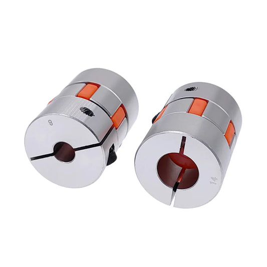 Custom D30L40 Coupling 6/6.35/8/10/12/14mm stepper motor shaft coupler Flexible Jaw Spider Plum Shaft Coupler Manufacturer