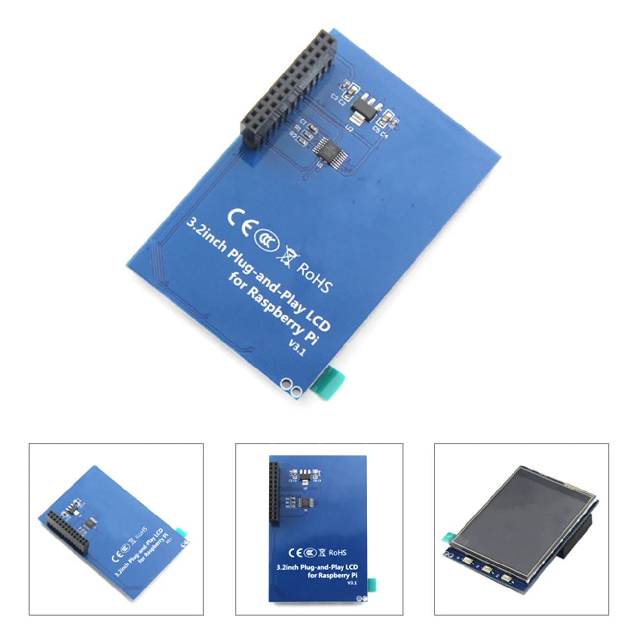 Custom 2.4 / 2.8 /3.2 inch 320*240 Touch Panel TouchScreen TFT LCD Module Screen Display for Raspberry Pi GPIO Input Manufacturer