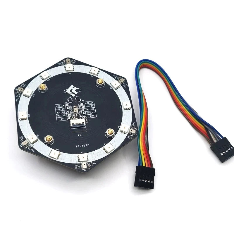 Custom 6+1 I2S Microphone Array Module voice recognition programable RGB K210 Dev board accessory Manufacturer