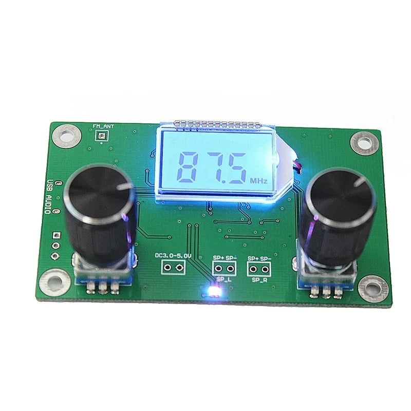 Custom Lonten Best Promotion DSP PLL Digital Stereo FM Radio Receiver Module 87-108MHz With Serial Control Frequency Range 50Hz-18KHz Manufacturer