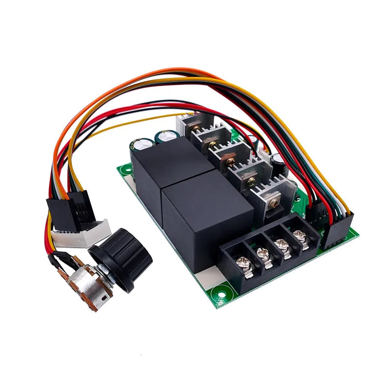 Custom Digital Display 40A PWM Speed Governor Controller DC Motor Input 12V 24V 48V 0~100% Adjustable Drive Module Manufacturer