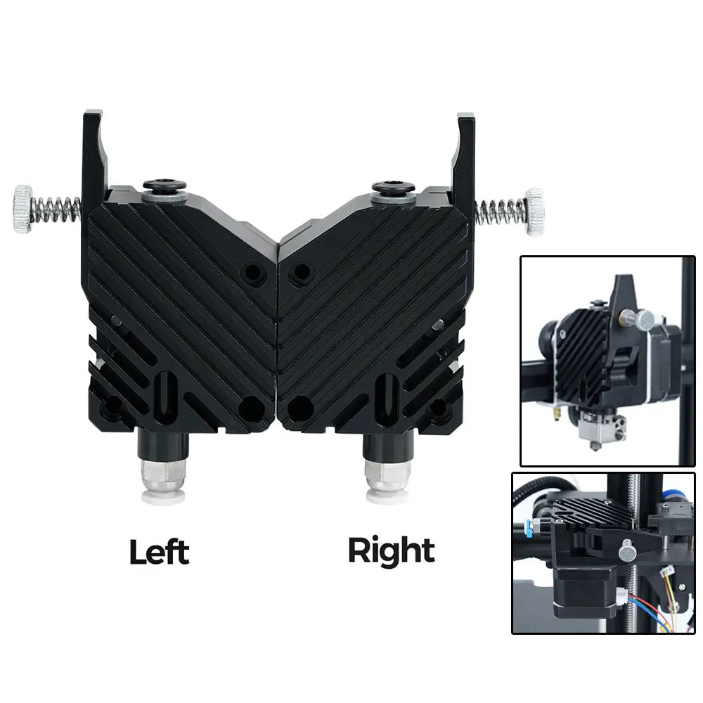 Custom All Metal Extruder Right Cloned Btech Bowden Extruder feeder Dual Drive Extruder For Creality CR10 Ender 3 SP-3 SP-5 printer Manufacturer