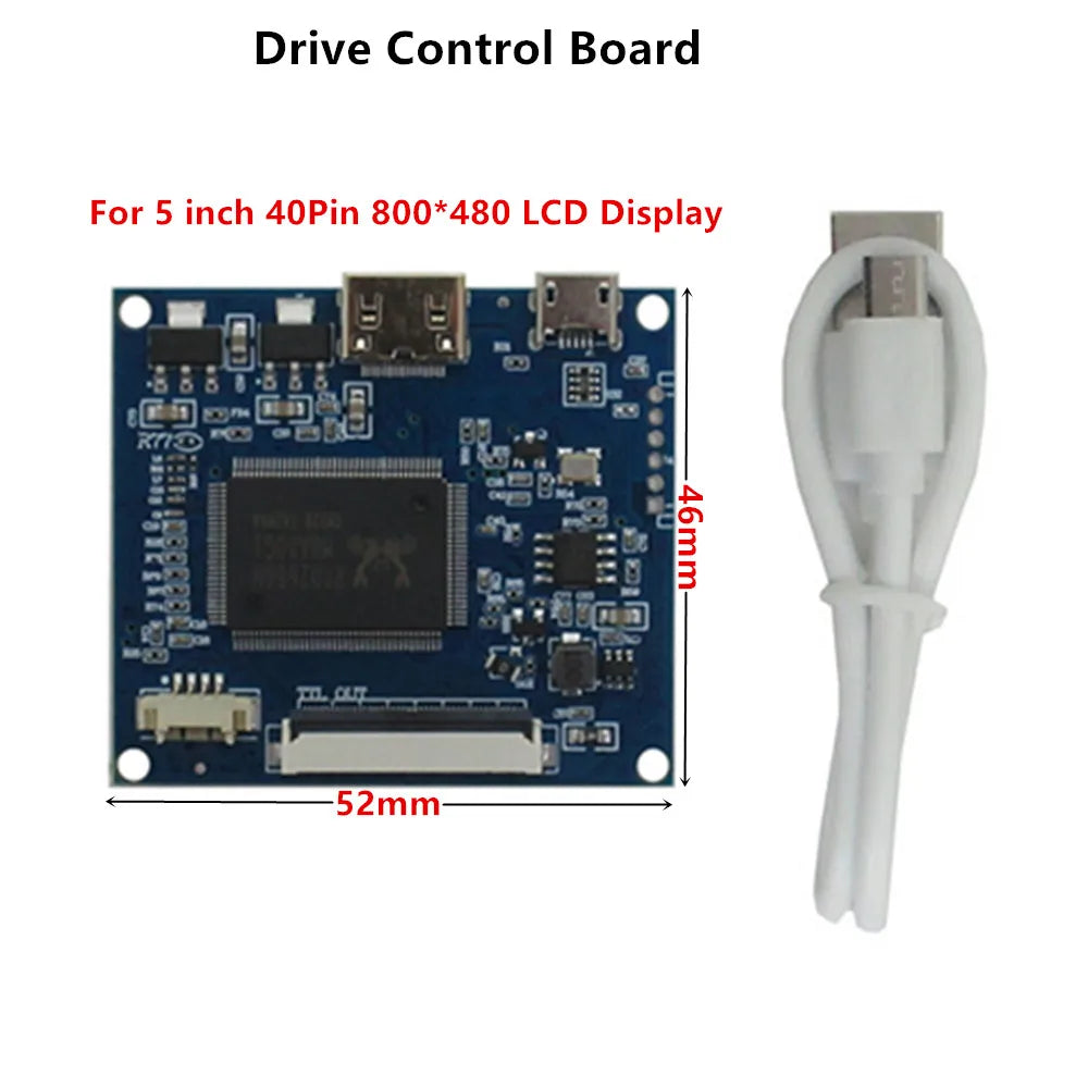 Custom 5 Inch Multipurpose LCD Screen Display Controller Control Driver Board Mini HD-Compatible Manufacturer