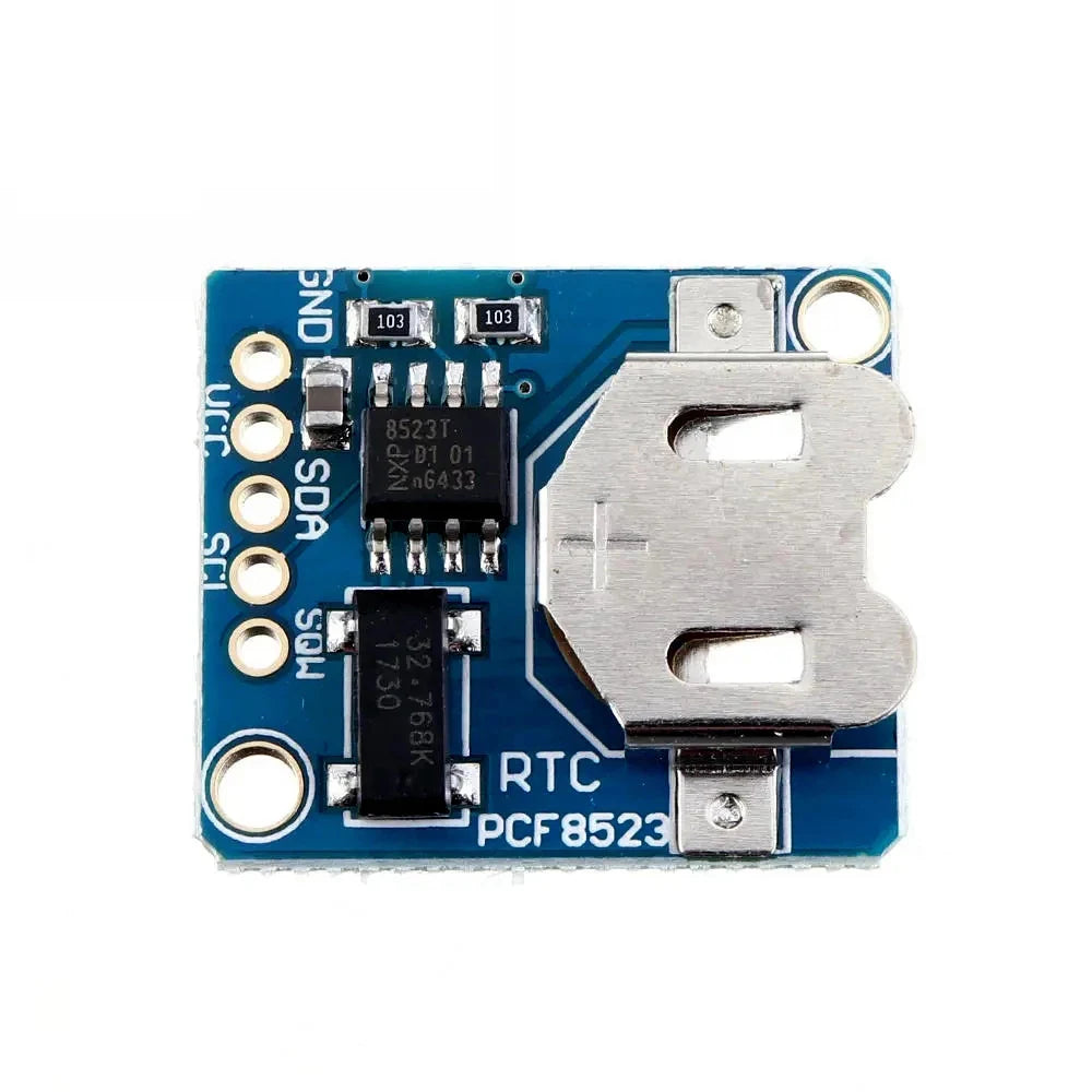 Custom 3.3V 5V I2C PCF8523 RTC Real Time Clock Assembled Breakout Board CR1220 Coil Cell Battery Socket Holder for Arduino Timer Alarm Manufacturer