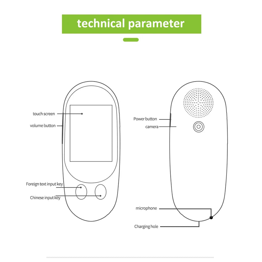 Custom Lonten smart home Support Offline Portable Multi-language Translation smart translator Manufacturer