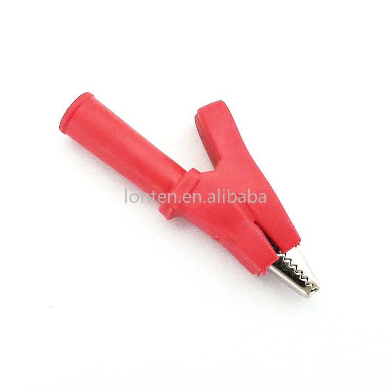 Custom Custom 5PCS/Lot Crocodile Alligator Clips with 4mm Socket Banana Jack Test Clamp Wire Clip 10mm Hole Power Test Clip Manufacturer