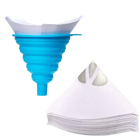 Custom 1pcs Funnel Paper 250 Mesh 3D Printer Accessories White Thicken Filter Photocuring Consumable Resin Disposable Filter Purifying Manufacturer