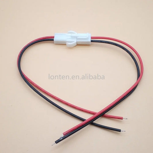 Custom 5 pairs 2 Pin/way male&amp;female Connector 4.5mm EL-2P with 20cm cable 22AWG Manufacturer